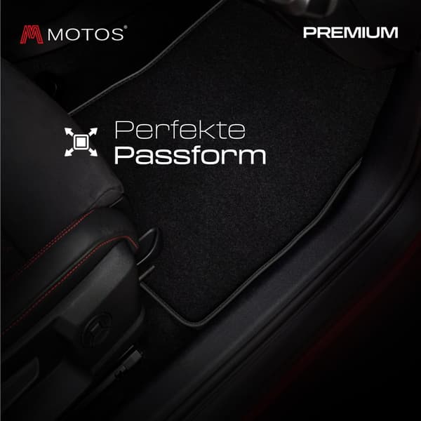 Premium velour-bilmåtter designet til Renault Captur I 2013-2019