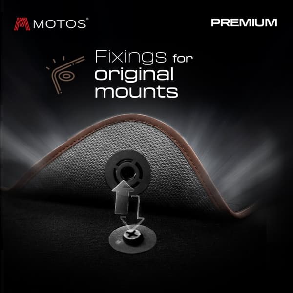 Premium velour bilmattor avsedd för Ford Mondeo IV 2007-2014 25,5cm Avstånd mellan fästanordningarnas centrum