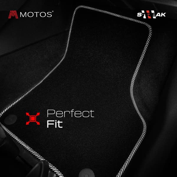 Velours standard førermåtte 1-stykke beregnet til Citroen C-Zero 2010-2020