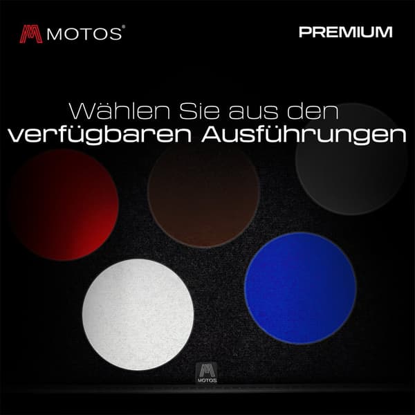 Premium velour-bilmåtter designet til Ford Galaxy II 2006-2015 7 passagerer