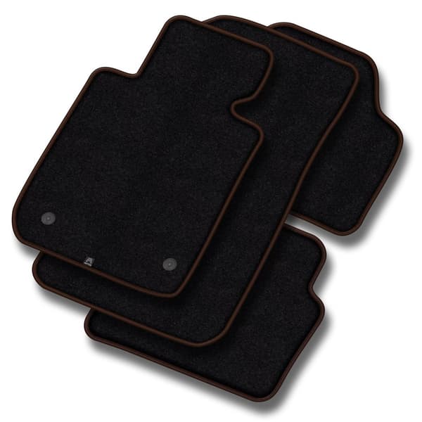 Premium velour-bilmåtter designet til Ford Galaxy II 2006-2015 7 passagerer