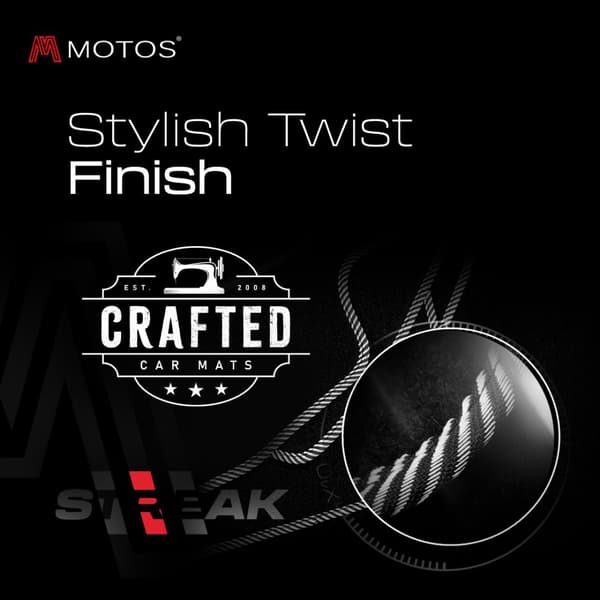 Velours standard førermåtte 1-stykke beregnet til BMW 6-Series F06 2011-2019 Grand Coupe, xDrive