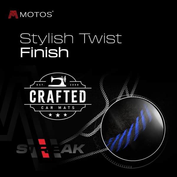 Velours standard førermåtte 1-stykke beregnet til BMW 4-Series F32 2013-2020 4 plug-in-fastgørelseselementer