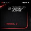 Miniatyrbillede 2 af 9: Personlige gulvmåtter i velour designet til Tesla Model Y fra 2020