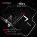 Miniatyrbild 8 av 9: Standard bilmattor av velour avsedd för Toyota Aygo II 2014-2022