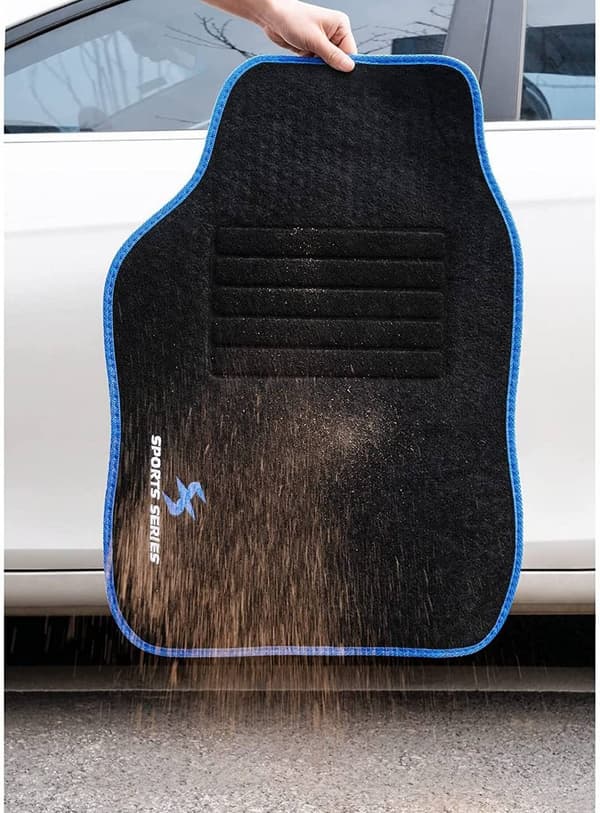 Rootz Car Golvmattor Set - Universal allvädersmattor - Mattmaterial - Fordons interiörskydd - Halkfri baksida - 45cm x 67cm, 45cm x 33cm