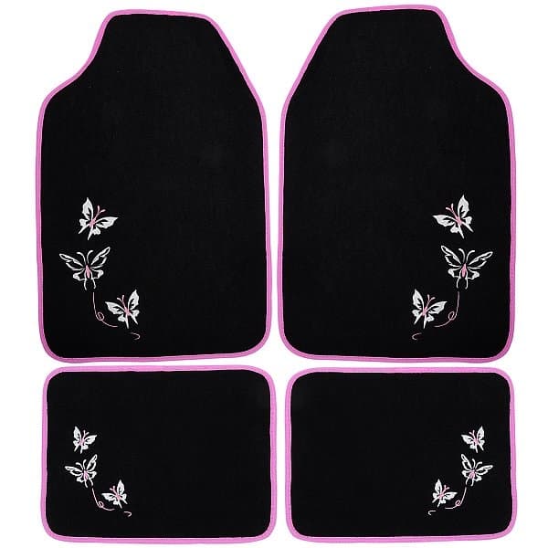 Rootz Universal lattiamattosarja - Ajoneuvon suoja - Mattomatot - Vettä hylkivä - 43cm x 66cm, 41cm x 30cm - PP-kangas