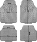 Miniatyrbillede 7 af 7: Rootz aluminiums bilmåtter - gulvbelægninger til køretøjer - Universal pasform - Kraftig PVC - Vejrbestandig - 69 cm x 49 cm & 46 cm x 47 cm