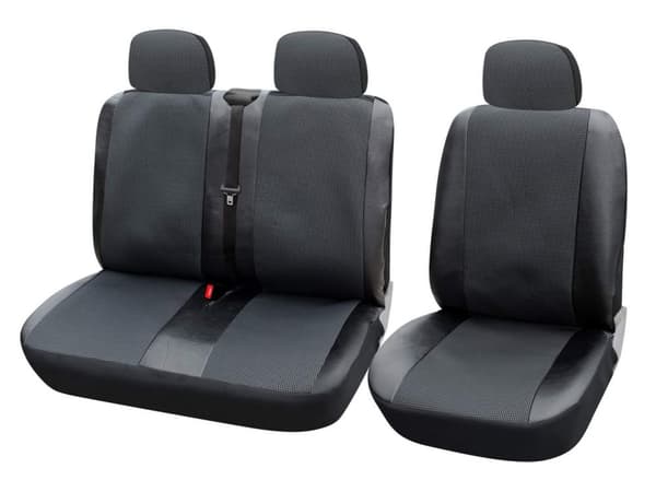Rootz 1+2 stolsöverdrag för biltransportörer - Polyester - konstläder - Lättskött - Hållbar - Universal passform - 3-8 mm skum - 100 % tvättbar i 30°