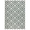 Miniatyrbild 1 av 4: Modern och geometrisk dubbelmatta, grön, 80x150 C04-474507
