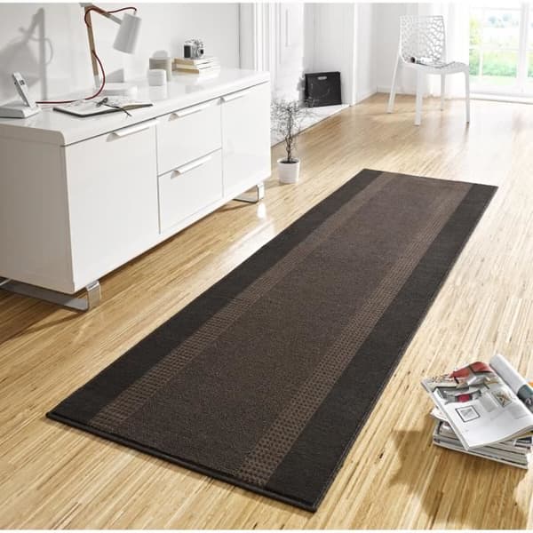 Unicolor Basic matta, brun, 80x350