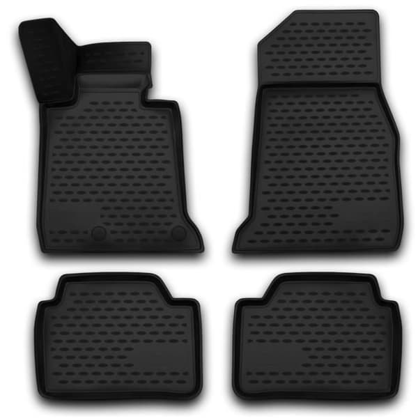 BMW F20 F21 2010- gummimattor Gummigolvmattor 4 delar 3d-skal Passform