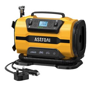 AstroAI ATJ-8366 150 PSI 12V DC/110V AC bærbar hjulkompressor
