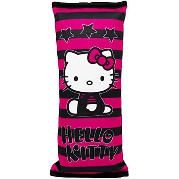 Kudde - HELLO KITTY - Star Hello - Nackkudde - Bilresa - Rosa färg