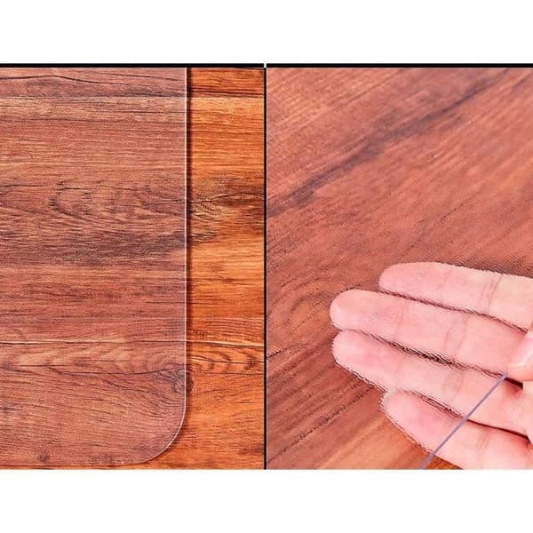 Golvmatta - Q-connect - 115x134cm - PVC - Fuktbeständig - Tjocklek 20mm