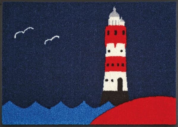 Matta - Lighthouse - 50x75cm - Tvätta &amp; torka - 100% polyamid - Halkfri