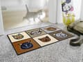 Miniatyrbild 2 av 3: Tapis - Miau Miau - 50x75cm - Tvätt &amp; Tork - Antiskid - 100% polyamid