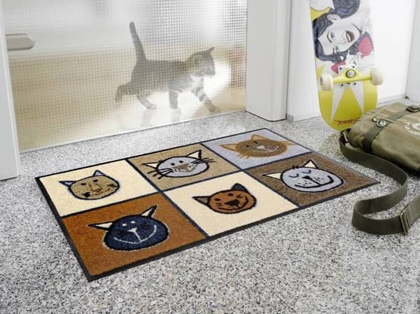 Tapis - Miau Miau - 50x75cm - Tvätt &amp; Tork - Antiskid - 100% polyamid