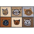 Miniatyrbild 1 av 3: Tapis - Miau Miau - 50x75cm - Tvätt &amp; Tork - Antiskid - 100% polyamid