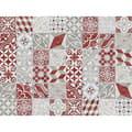 Miniatyrbild 1 av 2: Viniliko Tapis Antique, Vinyle, Rouge, 100 x 133 x 3 cm 30674