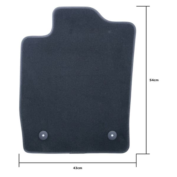 Set med bilgolvmattor OCC Motorsport OCCD0003 Audi A1 5 Delar