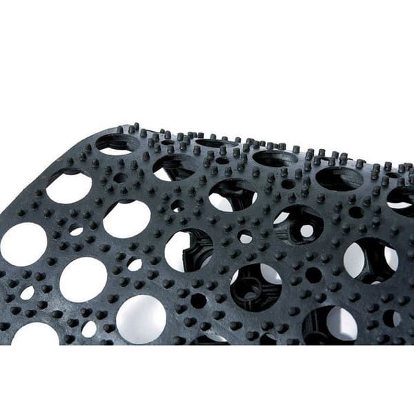 Gallermatta - IDMAT - 100 x 150 x 2,3 cm - 100% gummi - Svart - Universal