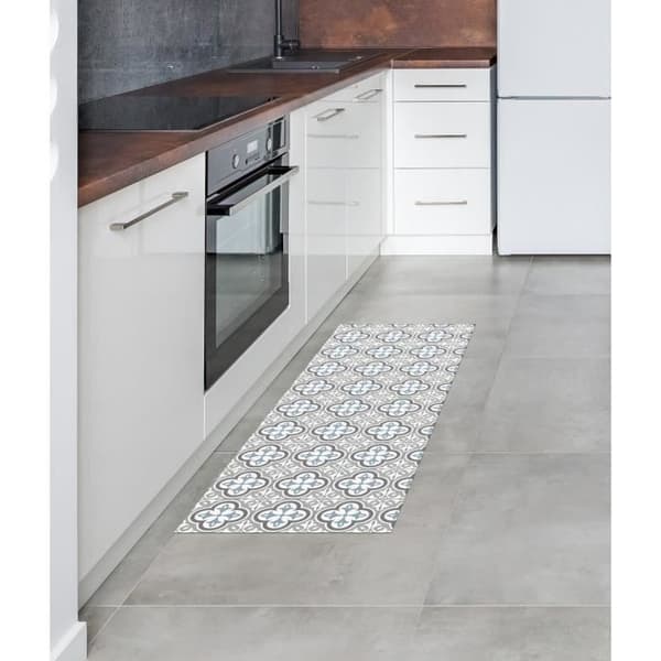Vinylmatta - Storplanet - Croma hidra - Halkskydd - 50 x 140 cm - 100 % återvinningsbar PVC