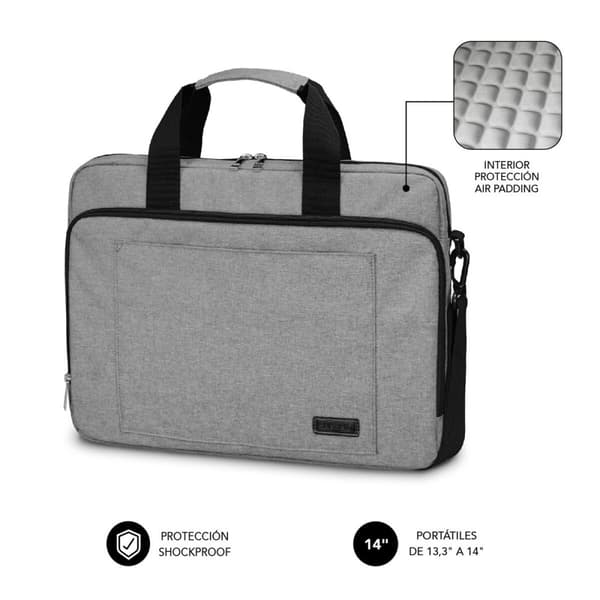 Laptop Case Subblim SUBLB4APLB01 Grå 14"