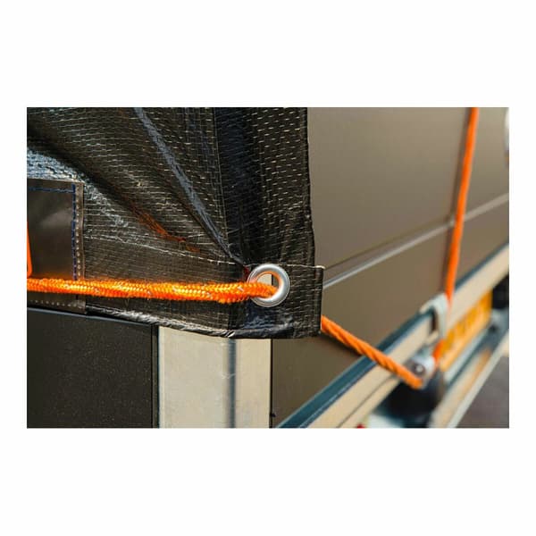 Tilhengerdeksel Black & Decker Svart 3 x 4 m