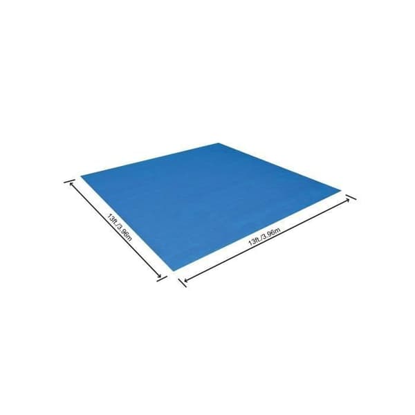 Golvmatta - BESTWAY - 396x396 cm - Syntetisk - Kompatibel med Fast Set™ och Steel Pro™