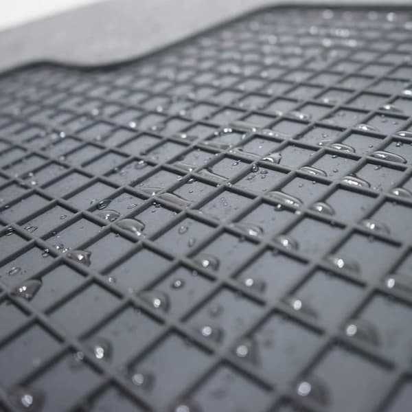 Petex 45210 EJP Gummimatta 4 delar Svart
