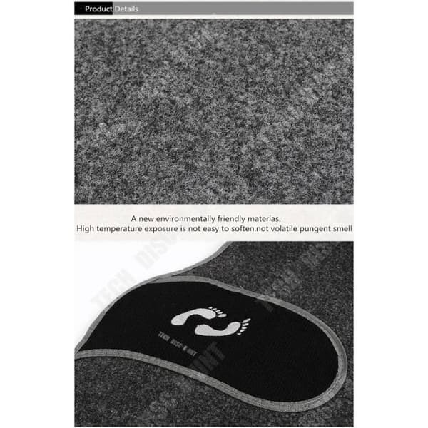 TD® Universal bilmattor för barn 208 peugeot fiat 500 toyota röd i 4 delar PVC bilmatta halkfritt massivt golv