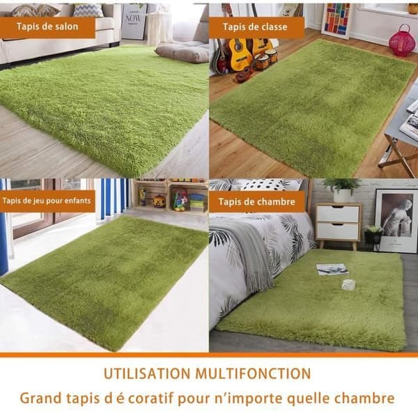 TD® tjock sidenmatta i europeisk stil vardagsrum soffbord matta tvättbar golvmatta yogamatta 160 x 230 cm