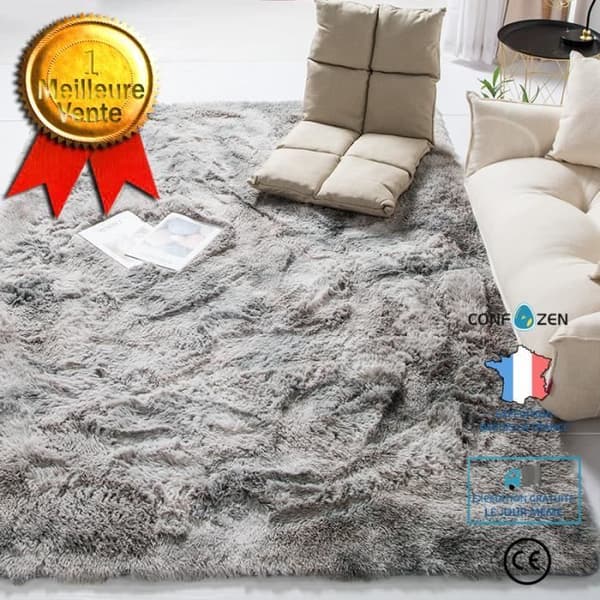 CONFO Vardagsrumsmatta 120x200cm - Sovrumsmatta i plysch europeisk stil