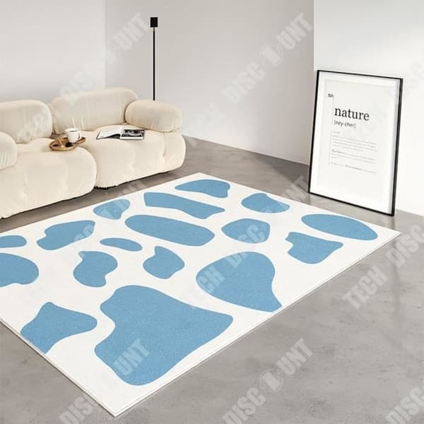 TD® Speckled Faux Cashmere Matta Sovrum Sängfilt Halkfri golvmatta Slitstark dörrmatta