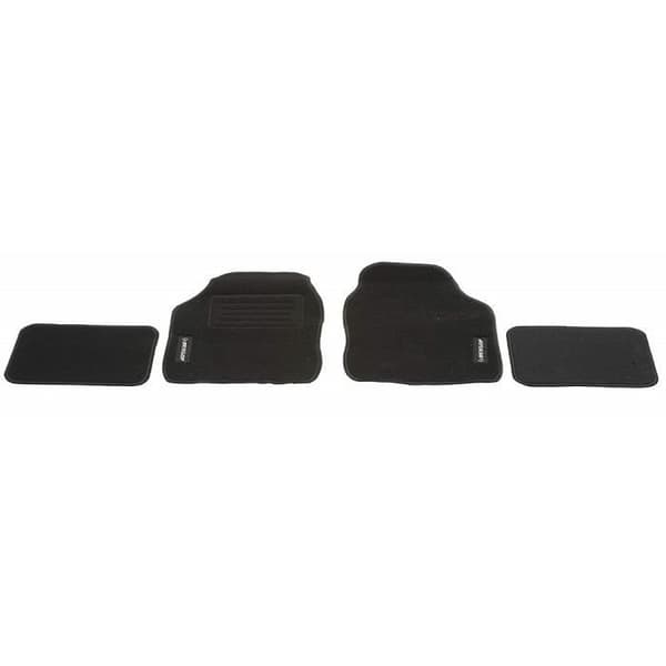 Bilmattor - Dunlop - Set om 4 - Svart - Universal - 650x420mm