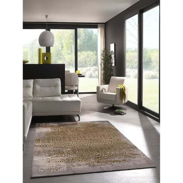 Mia's Teppiche Thea Salon Sovrum Matta Guld-D6 160x230 cm Vintage Design