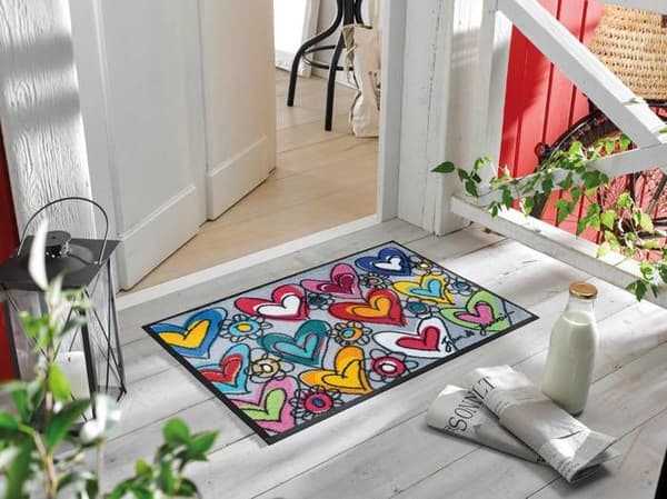 Paillasson - washdry av KLEEN-TEX - 078722 - 75x50cm - Halkskydd - Tvättbar vid 60°C