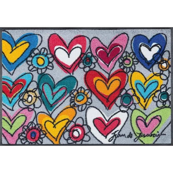 Paillasson - washdry av KLEEN-TEX - 078722 - 75x50cm - Halkskydd - Tvättbar vid 60°C