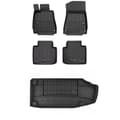Miniatyrbild 1 av 9: Set med gummigolvmattor och bagagerumsmattor för Lexus GS III 2005-2012 Sedan, Hybrid (HEV), med reparationssats