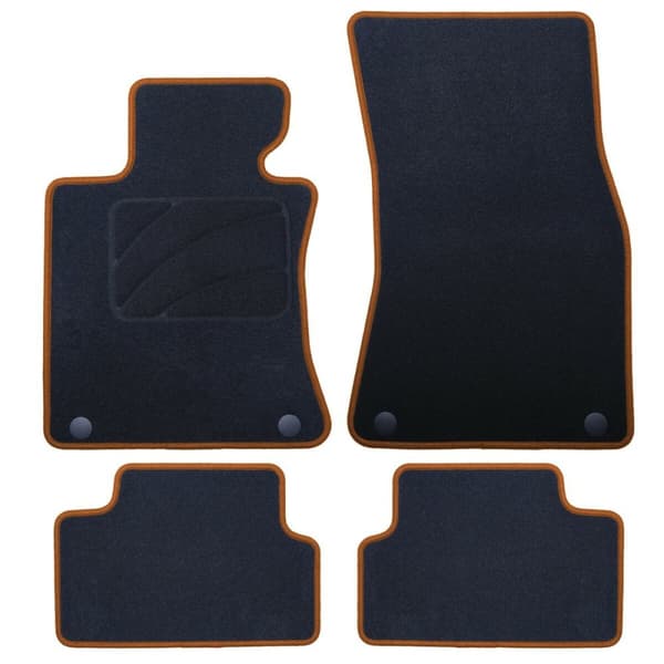 Set med bilgolvmattor OCC Motorsport OCCBW0014YE Bmw E64 Serie 6 Cabrio