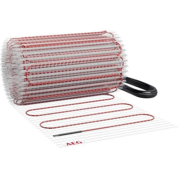 AEG 205812 TBS TC 2002.5 Elektrisk golvvärme Thermo Boden Turbo Matta Enkelt, Vit, 2,5 m²