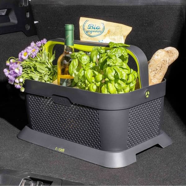 Korg för bilens bagageutrymme Armster V01344 Svart Plast