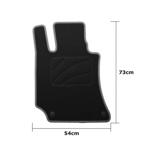 Set med bilgolvmattor OCC Motorsport OCCMC0089YE Mercedes X218 Cls Shooting Brake 5 Delar