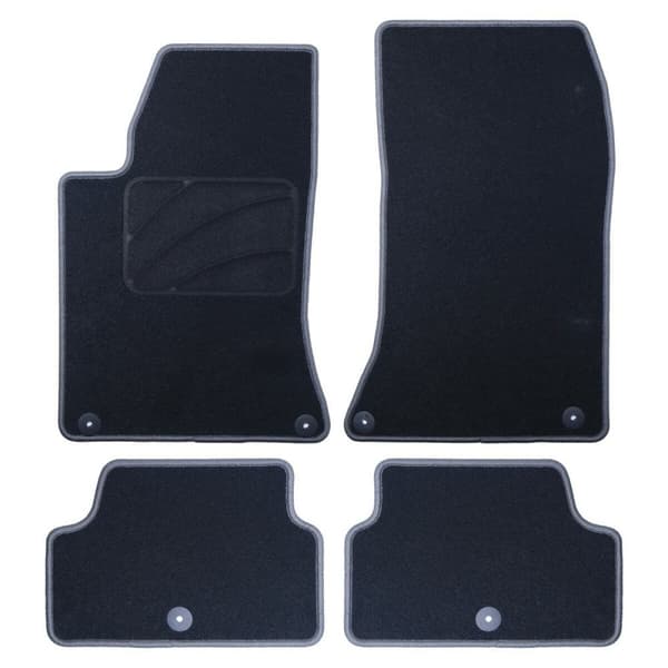 Set med bilgolvmattor OCC Motorsport OCCIF0003GD Mörkgrå Infinity Q30 5 Delar