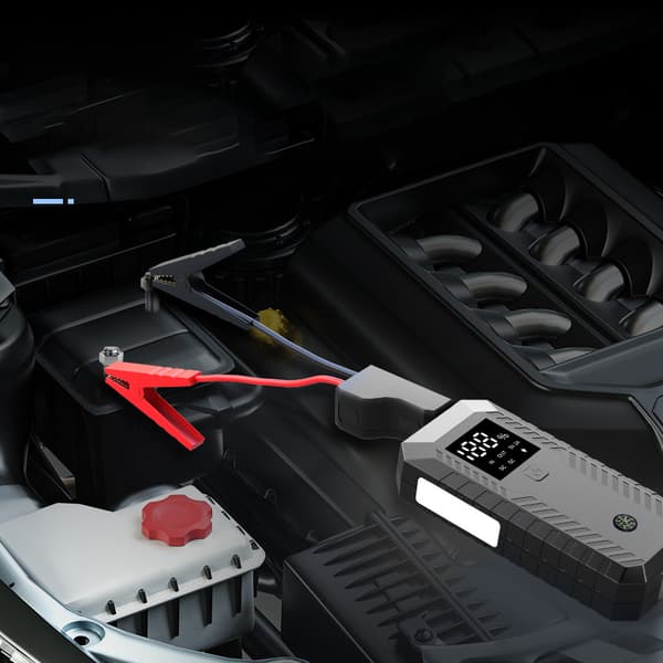 INF 6000mAh Bil Jump Starter - Smart Clamps Inkluderet