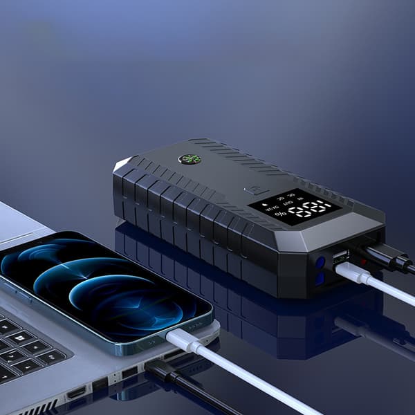 INF 6000mAh Bil Jump Starter - Smart Clamps Inkluderet