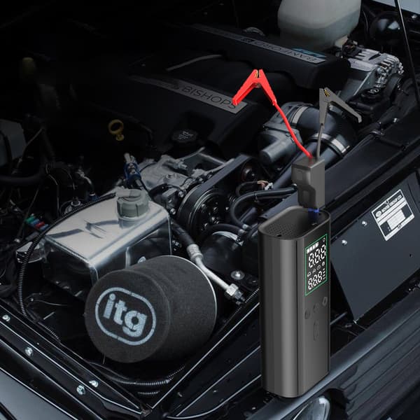 INF Älykäs auton ilmapumppu älykkäällä klipsillä (8000mAh)
