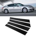 Pikkukuva 5 / 11: Musta Kiiltävä B-Pylvään Kansitarra Panamera 970 (2009-2016) -mallille - 4 kpl setti