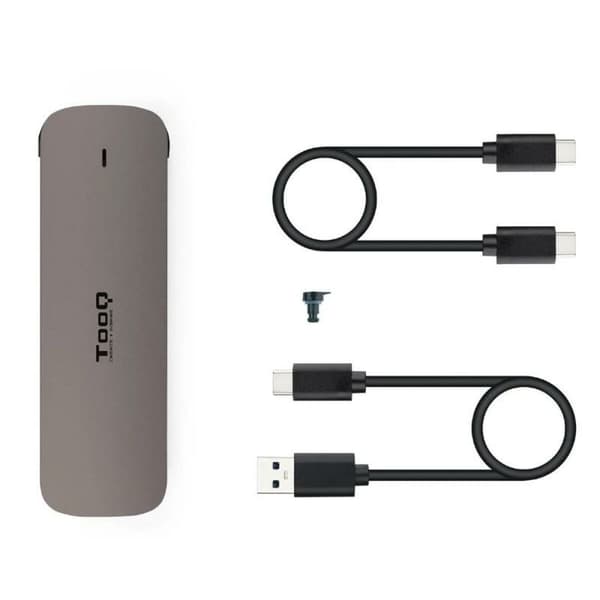 Hårddiskkabinett TooQ TQE-2202BR Brun